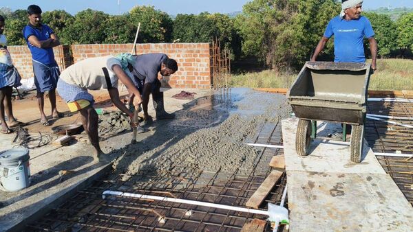 Work ongoing in the Saint Joseph’s De La Salle School in Keelamudiman, Tamil Nadu. Work ongoing in the Saint Joseph’s De La Salle School in Keelamudiman, Tamil Nadu.