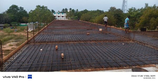 Work ongoing in the Saint Joseph’s De La Salle School in Keelamudiman, Tamil Nadu. Work ongoing in the Saint Joseph’s De La Salle School in Keelamudiman, Tamil Nadu.