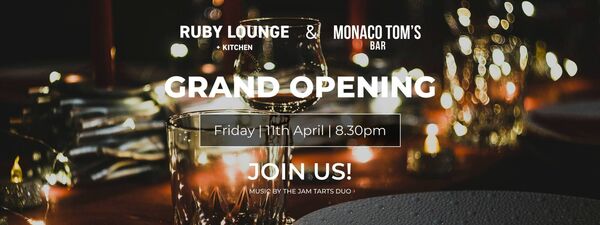 Ruby Lounge + Kitchen will host a grand opening this Friday.
