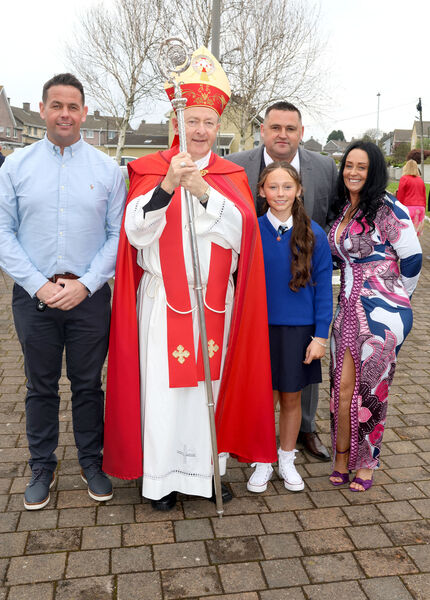 Hollie Murphy, Presentation, who was confirmed by Bishop Alphonsus Cullinan at St. Paul's Church. Hollie Murphy, Presentation, who was confirmed by Bishop Alphonsus Cullinan at St. Paul's Church.