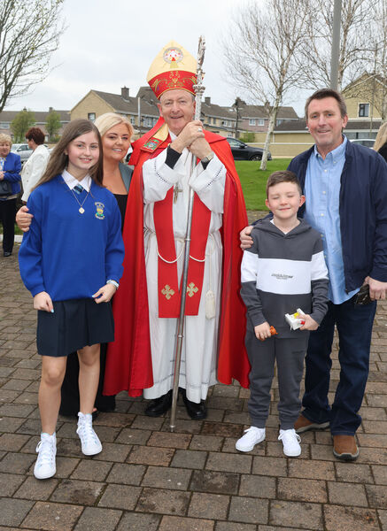 Hanna Whelan, Presentation, who was confirmed by Bishop Alphonsus Cullinan at St. Paul's Church. Hanna Whelan, Presentation, who was confirmed by Bishop Alphonsus Cullinan at St. Paul's Church.