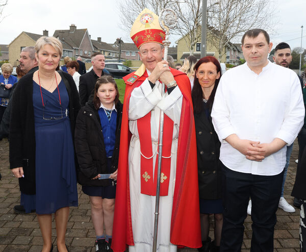  Badlovic, Presentation, who was confirmed by Bishop Alphonsus Cullinan, at St. Paul's Church.