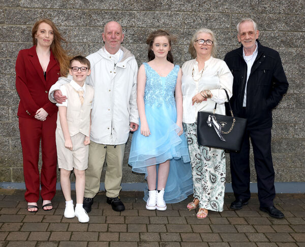  Lexie Gahan, Presentation, who was confirmed by Bishop Alphonsus Cullinan, at St. Paul's Church. Photo: Joe Evans