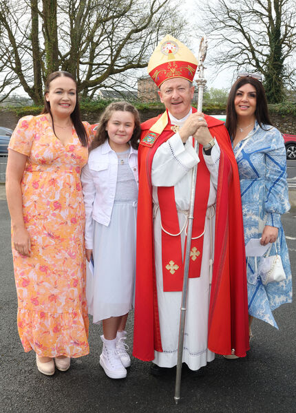 Lily Ruby, St. John of God, who was confirmed by Bishop Alphonsus Cullinan at St. Joseph & Benildus Church. Lily Ruby, St. John of God, who was confirmed by Bishop Alphonsus Cullinan at St. Joseph & Benildus Church.