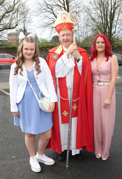 Penny Deegan, St. John of God, who was confirmed by Bishop Alphonsus Cullinan at St. Joseph & Benildus Church. Penny Deegan, St. John of God, who was confirmed by Bishop Alphonsus Cullinan at St. Joseph & Benildus Church.