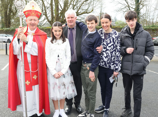 Charlotte Jones, St. John of God, who was confirmed by Bishop Alphonsus Cullinan at St. Joseph & Benildus Church. Charlotte Jones, St. John of God, who was confirmed by Bishop Alphonsus Cullinan at St. Joseph & Benildus Church.