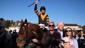 Warm welcome home for Grand National winner Nick Rockett Warm welcome home for Grand National winner Nick Rockett