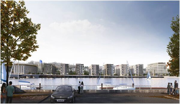 The North Quays as seen from Waterford City