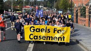 Thousands march to derelict Casement Park to demand its redevelopment Thousands march to derelict Casement Park to demand its redevelopment