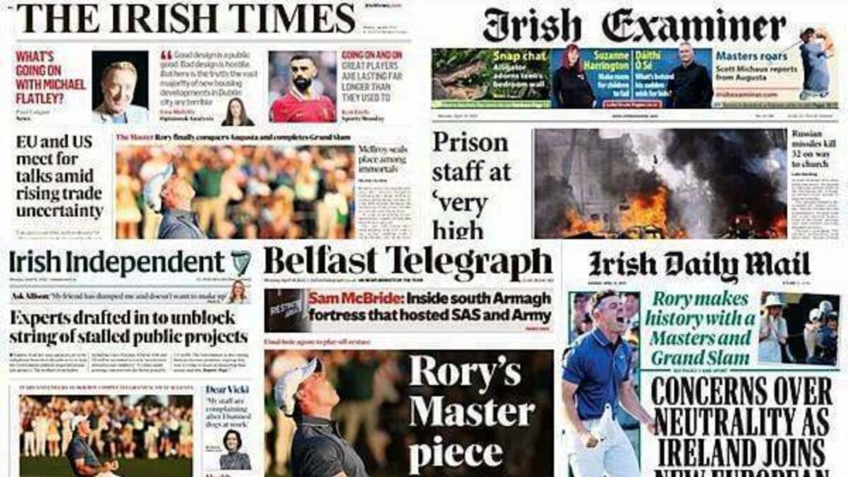 What the papers say: Monday's front pages
