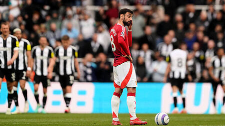 Bruno Fernandes vows Man Utd ‘will fight back’ against Lyon after Newcastle rout