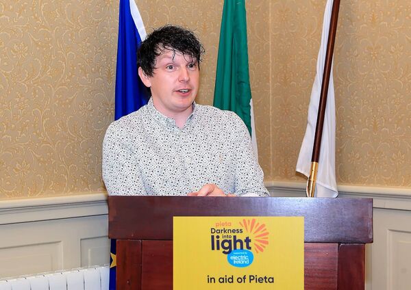Joe Burke, Fundraising Executive, Pieta National speaking at the launch. Joe Burke, Fundraising Executive, Pieta National speaking at the launch.