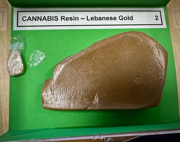 Cannabis resin.