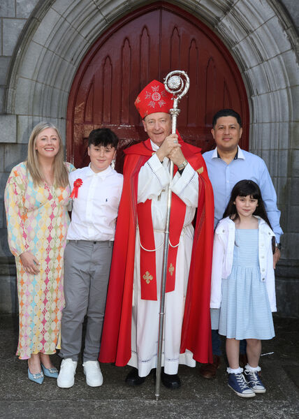  Jacob Gonzalez, St. Declan's, who was confirmed by Bishop Alphonsus Cullinan at St. John's Church. 