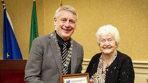WATCH: Betty Gough is honoured with a mayoral reception in Waterford City WATCH: Betty Gough is honoured with a mayoral reception in Waterford City