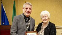 WATCH: Betty Gough is honoured with a mayoral reception in Waterford City
