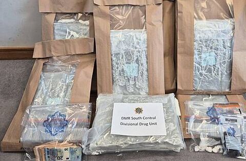 Two people arrested after seizure of cannabis worth €300,000 in Dublin ...