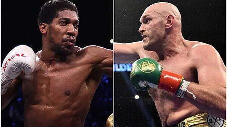 Eddie Hearn hopeful Anthony Joshua and Tyson Fury could still meet in the ring