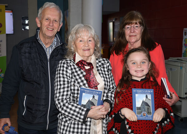 Peter Hanlon, Rita Upton, Gwen Upton and Mary O'Sullivan, at St. Mary's Church, Ballygunner. Peter Hanlon, Rita Upton, Gwen Upton and Mary O'Sullivan, at St. Mary's Church, Ballygunner.