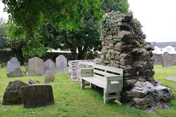 The renovated Knights Templar graveyard. Photo: Joe Evans