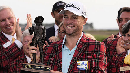 Justin Thomas ends drought with play-off win at RBC Heritage