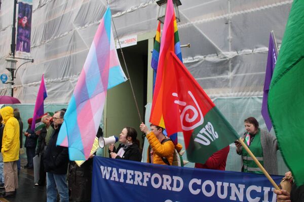 Members of different communities in Waterford came together on The Mall. Members of different communities in Waterford came together on The Mall.