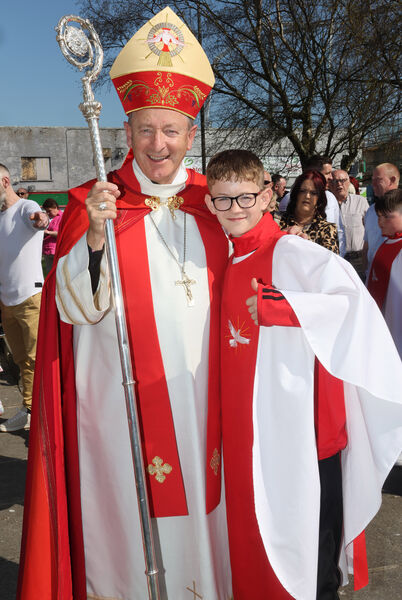  Andrew McDonald, St. Saviour's, who was confirmed by Bishop Alphonsus Cullinan at St. Saviour's Church.