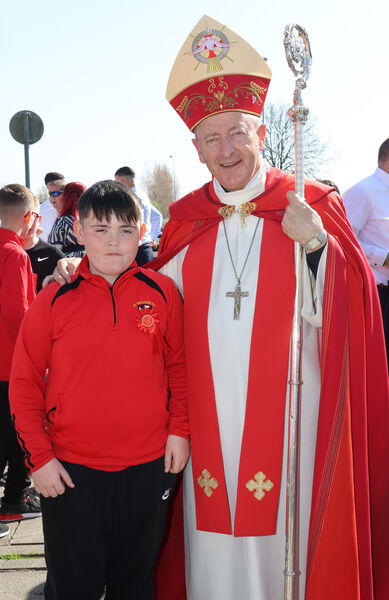  TJ Hearne, St. Saviour's, who was confirmed by Bishop Alphonsus Cullinan at St. Saviour's Church. 