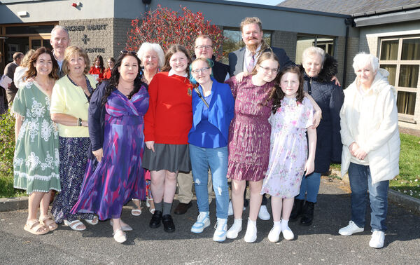 Abigail Cadogan, St. Ursula's, who was confirmed by Bishop Alphonsus Cullinan at the Sacred Heart Church.