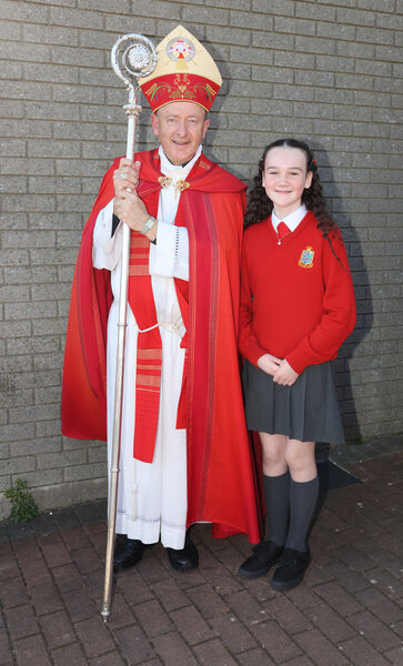 Zoe Brown, St. Ursula's, who was confirmed by Bishop Alphonsus Cullinan at the Sacred Heart Church. 