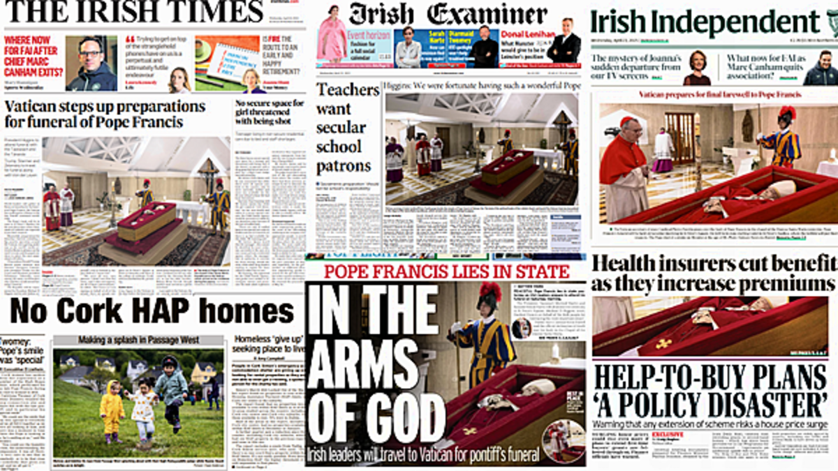 What the papers say: Wednesday's front pages