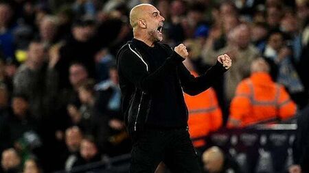 So important – Pep Guardiola delighted by late winner against Aston Villa