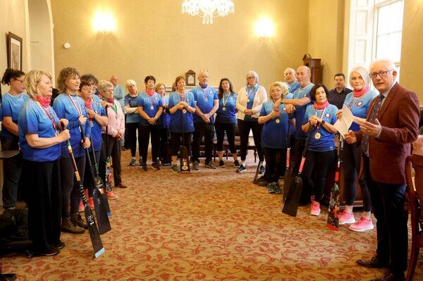 Pictured at City Hall where Mayor of Waterford City &amp; County Cllr Jason Murphy, held a reception for The Waterford Dragon Boat Club, in recognition of their courage, resilience the unbreakable bonds of Community spirit. Photo: Joe Evans