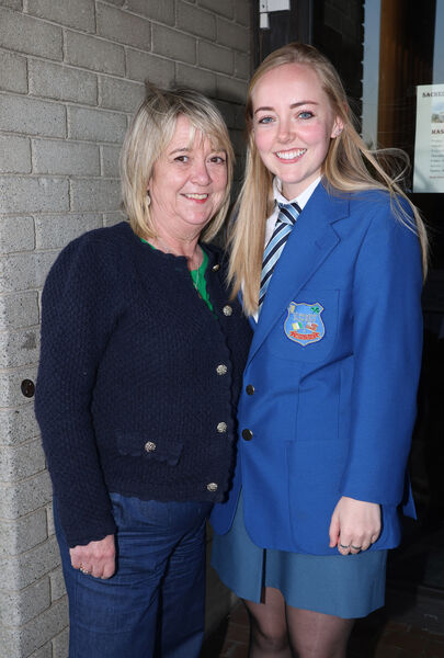  Eleanor and Alison Hutchinson, at the Sacred Heart Church for the annual, Waterford City Massed Band, charity concert 2025, in aid of, Special Olympics Waterford, Irish Red Cross, Waterford Branch and 50 Shades of Exceptional. Photo: Joe Evans