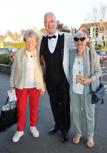  Betty O'Mara, Oliver Carroll, MC and Helen Hearne, at the Sacred Heart Church for the annual, Waterford City Massed Band, charity concert 2025, in aid of, Special Olympics Waterford, Irish Red Cross, Waterford Branch and 50 Shades of Exceptional. Photo: Joe Evans
