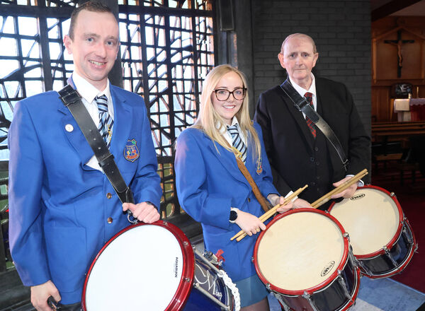  Craig O'Brien, Alison Hutchinson and Ger O'Brien, at the Sacred Heart Church for the annual, Waterford City Massed Band, charity concert 2025, in aid of, Special Olympics Waterford, Irish Red Cross, Waterford Branch and 50 Shades of Exceptional. Photo: Joe Evans