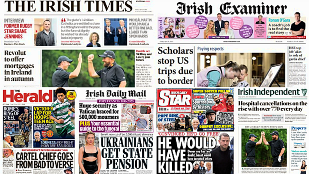 What the papers say: Friday's front pages