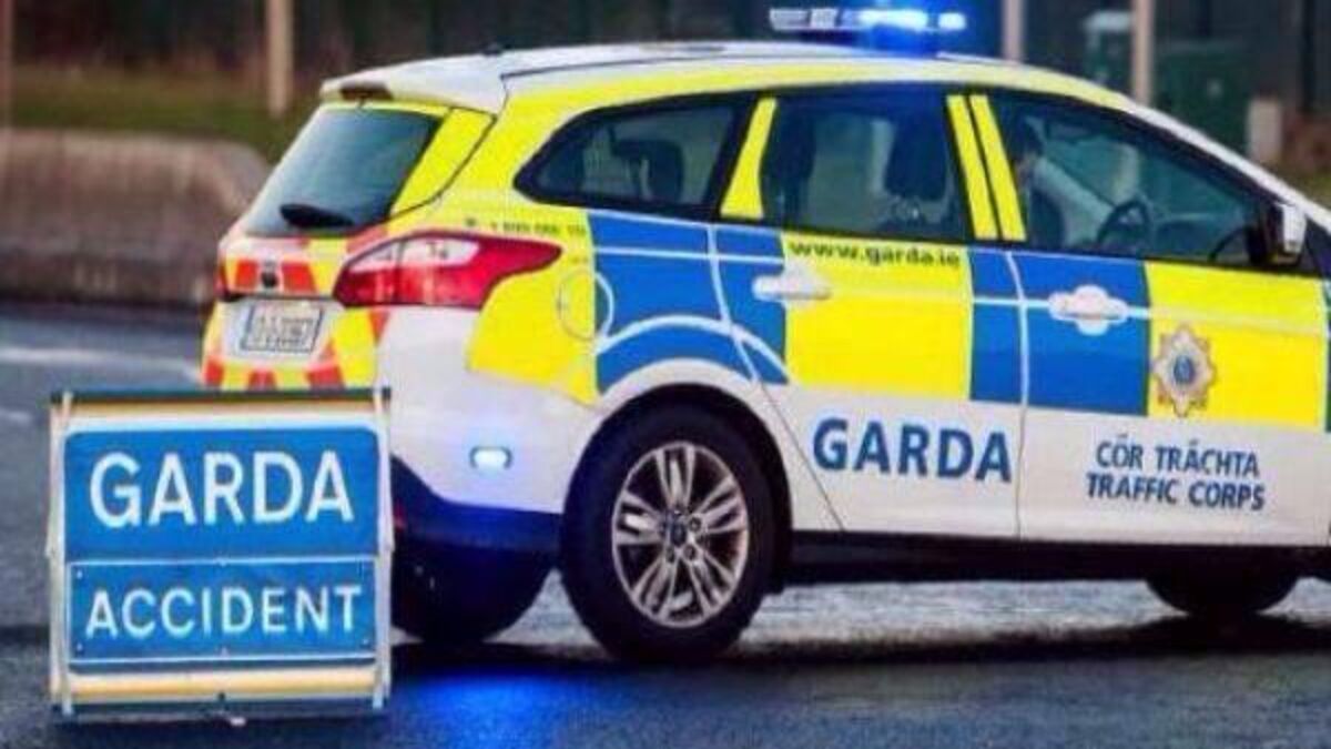 Emergency services at the scene of an accident on the N25 between New Ross and Waterford 