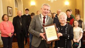 Mae McGrath given Mayoral Reception in recognition of 55 years of musical contributions to Waterford