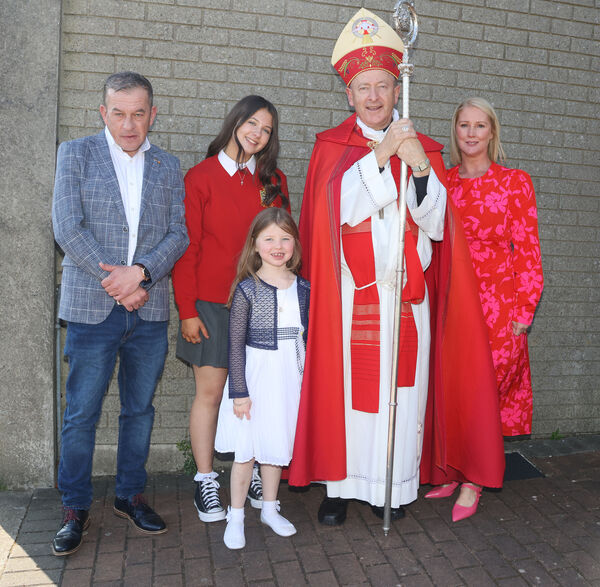 Mia Veale, St. Ursula's, who was confirmed by Bishop Alphonsus Cullinan at the Sacred Heart Church. All Photos: Joe Evans Mia Veale, St. Ursula's, who was confirmed by Bishop Alphonsus Cullinan at the Sacred Heart Church. All Photos: Joe Evans