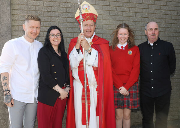 Ava Jacob, St. Ursula's, who was confirmed by Bishop Alphonsus Cullinan at the Sacred Heart Church. Ava Jacob, St. Ursula's, who was confirmed by Bishop Alphonsus Cullinan at the Sacred Heart Church.