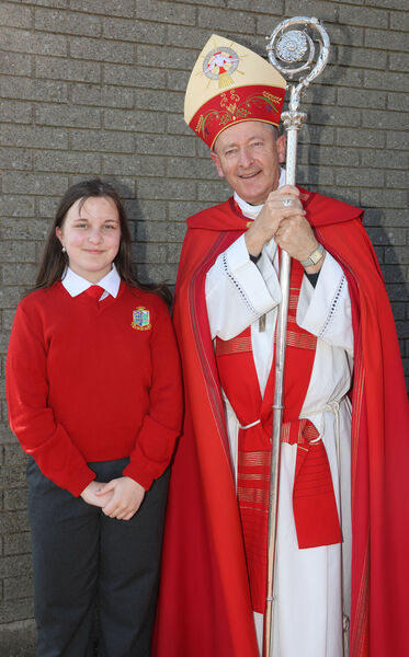 Maia Farczad, St. Ursula's, who was confirmed by Bishop Alphonsus Cullinan at the Sacred Heart Church. Maia Farczad, St. Ursula's, who was confirmed by Bishop Alphonsus Cullinan at the Sacred Heart Church.