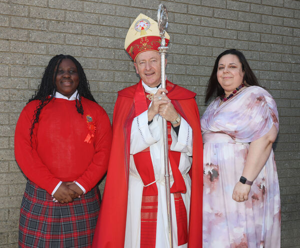 Joyce Lyn, St. Ursula's, who was confirmed by Bishop Alphonsus Cullinan at the Sacred Heart Church. Joyce Lyn, St. Ursula's, who was confirmed by Bishop Alphonsus Cullinan at the Sacred Heart Church.