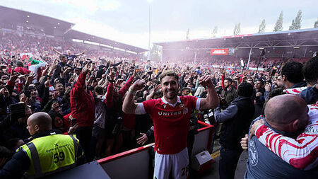 Wrexham book a place in the Championship with a third successive promotion