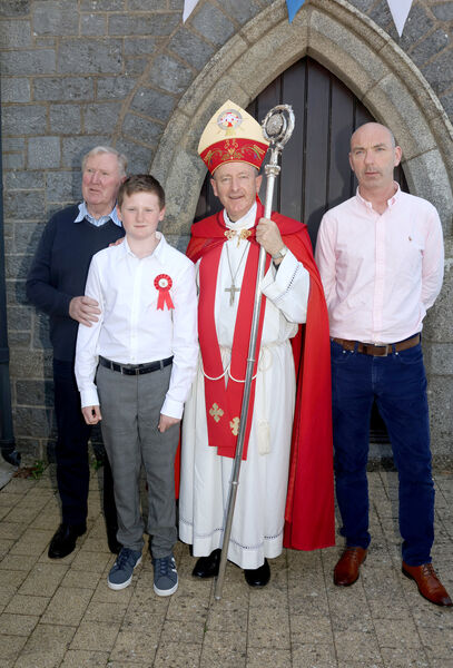 Cathal Joy, St. Mary's Ballygunner, who was confirmed by Bishop Alphonsus Cullinan, at St. Mary's Church. Photo: Joe Evans