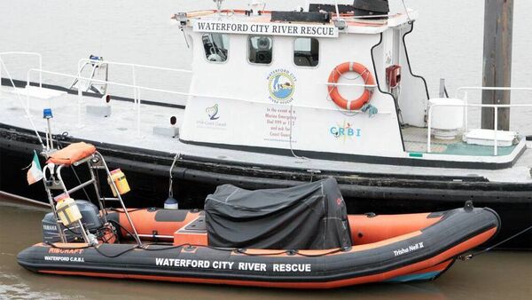 Person rescued from the water in multi-agency response to an incident in Waterford 