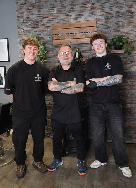 Dylan Paul, Val Stokes and Sam Fitzgerald. Pic: Joe Evans Dylan Paul, Val Stokes and Sam Fitzgerald. Pic: Joe Evans