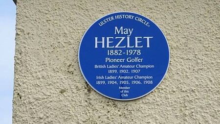 Plaque unveiled for 1890s champion teen golfer at Royal Portrush