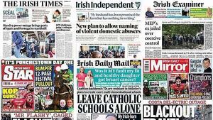 What the papers say: Tuesday's front pages