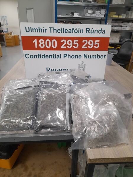 Drugs seized by Revenue. Picture: Revenue
